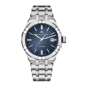 Buy Shop Maurice Lacroix Aikon Automatic Blue Dial Silver Steel Strap Watch For Men - AI6008-SS002-430-1 USA Online
