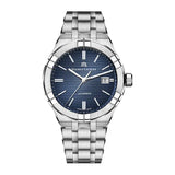 Buy Shop Maurice Lacroix Aikon Automatic Blue Dial Silver Steel Strap Watch For Men - AI6008-SS002-430-1 USA Online