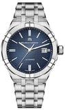 Buy Shop Maurice Lacroix Aikon Automatic Blue Dial Silver Steel Strap Watch For Men - AI6008-SS002-430-1 USA Online