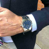 Buy Shop Maurice Lacroix Aikon Automatic Blue Dial Silver Steel Strap Watch for Women - AI1807-SS002-430-1 USA Online