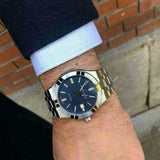 Buy Shop Maurice Lacroix Aikon Automatic Blue Dial Silver Steel Strap Watch for Women - AI1807-SS002-430-1 USA Online