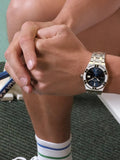 Buy Shop Maurice Lacroix Aikon Automatic Blue Dial Silver Steel Strap Watch for Women - AI1807-SS002-430-1 USA Online