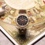 Buy Shop Maurice Lacroix Aikon Automatic Brown Dial Brown Leather Strap Watch For Men - AI6008-BRZ01-730-3 USA Online