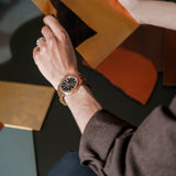 Buy Shop Maurice Lacroix Aikon Automatic Brown Dial Brown Leather Strap Watch For Men - AI6008-BRZ01-730-3 USA Online