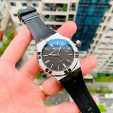 Buy Shop Maurice Lacroix Aikon Automatic Chronograph Black Dial Black Leather Strap Watch for Men - AI1808-SS000-330-2 USA Online