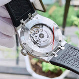 Buy Shop Maurice Lacroix Aikon Automatic Chronograph Black Dial Black Leather Strap Watch for Men - AI1808-SS000-330-2 USA Online
