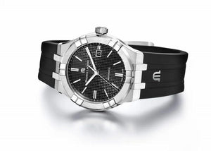 Buy Shop Maurice Lacroix Aikon Automatic Chronograph Black Dial Black Leather Strap Watch for Men - AI1808-SS000-330-2 USA Online