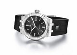 Buy Shop Maurice Lacroix Aikon Automatic Chronograph Black Dial Black Leather Strap Watch for Men - AI1808-SS000-330-2 USA Online