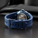 Buy Shop Maurice Lacroix Aikon Automatic Date Blue Dial Blue Silicone Strap Watch For Men - AI6008-SS000-430-4 USA Online