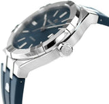 Buy Shop Maurice Lacroix Aikon Automatic Date Blue Dial Blue Silicone Strap Watch For Men - AI6008-SS000-430-4 USA Online