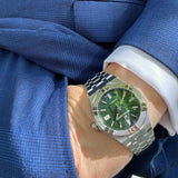 Buy Shop Maurice Lacroix Aikon Automatic Green Dial Silver Steel Strap Watch for Men - AI1807-SS002-630-1 USA Online