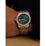 Buy Shop Maurice Lacroix Aikon Automatic Green Dial Silver Steel Strap Watch for Men - AI1807-SS002-630-1 USA Online