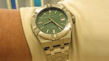 Buy Shop Maurice Lacroix Aikon Automatic Green Dial Silver Steel Strap Watch for Men - AI1807-SS002-630-1 USA Online