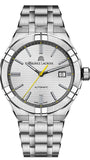 Buy Shop Maurice Lacroix Aikon Automatic Grey Dial Silver Steel Strap Watch For Men - AI6008-SS00F-231-A USA Online