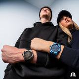 Buy Shop Maurice Lacroix Aikon Automatic Gunmetal Dial Black Rubber Strap Watch For Men - AI6008-PVB00-330-2 USA Online