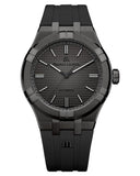 Buy Shop Maurice Lacroix Aikon Automatic Gunmetal Dial Black Rubber Strap Watch For Men - AI6008-PVB00-330-2 USA Online