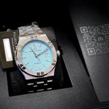 Buy Shop Maurice Lacroix Aikon Automatic Limited Summer Edition Blue Dial Silver Steel Strap Watch For Men - AI6008-SS00F-431-1 USA Online