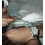 Buy Shop Maurice Lacroix Aikon Automatic Limited Summer Edition Blue Dial Silver Steel Strap Watch For Men - AI6008-SS00F-431-1 USA Online