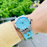 Buy Shop Maurice Lacroix Aikon Automatic Sky Blue Dial Silver Steel Strap Watch For Men - AI6008-SS00F-431-C USA Online