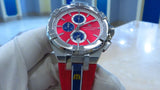 Buy Shop Maurice Lacroix Aikon Beach Volley Vikings Limited Edition Red Dial Red Rubber Strap Watch for Men - AI1018-SS001-530-6 USA Online