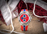 Buy Shop Maurice Lacroix Aikon Beach Volley Vikings Limited Edition Red Dial Red Rubber Strap Watch for Men - AI1018-SS001-530-6 USA Online