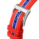 Buy Shop Maurice Lacroix Aikon Beach Volley Vikings Limited Edition Red Dial Red Rubber Strap Watch for Men - AI1018-SS001-530-6 USA Online