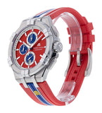 Buy Shop Maurice Lacroix Aikon Beach Volley Vikings Limited Edition Red Dial Red Rubber Strap Watch for Men - AI1018-SS001-530-6 USA Online