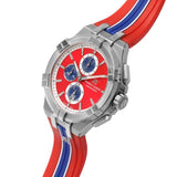 Buy Shop Maurice Lacroix Aikon Beach Volley Vikings Limited Edition Red Dial Red Rubber Strap Watch for Men - AI1018-SS001-530-6 USA Online
