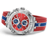 Buy Shop Maurice Lacroix Aikon Beach Volley Vikings Limited Edition Red Dial Red Rubber Strap Watch for Men - AI1018-SS001-530-6 USA Online