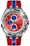 Buy Shop Maurice Lacroix Aikon Beach Volley Vikings Limited Edition Red Dial Red Rubber Strap Watch for Men - AI1018-SS001-530-6 USA Online