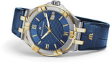 Buy Shop Maurice Lacroix Aikon Blue Dial Blue Leather Strap Watch for Men - AI1008-PVY11-432-1 USA Online