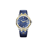 Buy Shop Maurice Lacroix Aikon Blue Dial Blue Leather Strap Watch for Men - AI1008-PVY11-432-1 USA Online