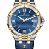 Buy Shop Maurice Lacroix Aikon Blue Dial Blue Leather Strap Watch for Men - AI1008-PVY11-432-1 USA Online