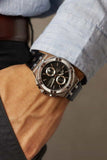 Buy Shop Maurice Lacroix Aikon Chronograph Black Dial Black Leather Strap Watch for Men - AI1018-SS001-330-1 USA Online