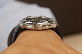 Buy Shop Maurice Lacroix Aikon Chronograph Black Dial Black Leather Strap Watch for Men - AI1018-SS001-330-1 USA Online