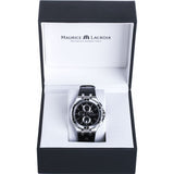 Buy Shop Maurice Lacroix Aikon Chronograph Black Dial Black Leather Strap Watch for Men - AI1018-SS001-330-1 USA Online