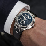 Buy Shop Maurice Lacroix Aikon Chronograph Black Dial Black Leather Strap Watch for Men - AI1018-SS001-330-1 USA Online
