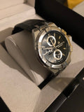 Buy Shop Maurice Lacroix Aikon Chronograph Black Dial Black Leather Strap Watch for Men - AI1018-SS001-330-1 USA Online