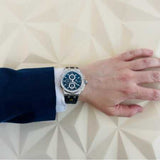 Buy Shop Maurice Lacroix Aikon Chronograph Black Dial Black Leather Strap Watch for Men - AI1018-SS001-330-2 USA Online