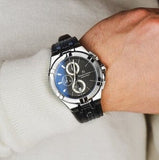Buy Shop Maurice Lacroix Aikon Chronograph Black Dial Black Leather Strap Watch for Men - AI1018-SS001-330-2 USA Online