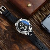 Buy Shop Maurice Lacroix Aikon Chronograph Black Dial Black Leather Strap Watch for Men - AI1018-SS001-330-2 USA Online