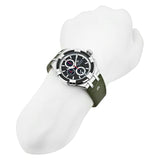 Buy Shop Maurice Lacroix Aikon Chronograph Black Dial Green Leather Strap Watch for Men - AI1018-PVB21-330-1 USA Online