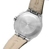Buy Shop Maurice Lacroix Aikon Chronograph Black Dial Green Leather Strap Watch for Men - AI1018-PVB21-330-1 USA Online