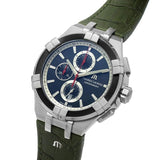 Buy Shop Maurice Lacroix Aikon Chronograph Black Dial Green Leather Strap Watch for Men - AI1018-PVB21-330-1 USA Online