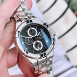 Buy Shop Maurice Lacroix Aikon Chronograph Black Dial Silver Steel Strap Watch for Men - AI1018-SS002-330-1 USA Online