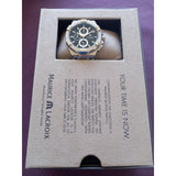 Buy Shop Maurice Lacroix Aikon Chronograph Black Dial Silver Steel Strap Watch for Men - AI1018-SS002-330-1 USA Online
