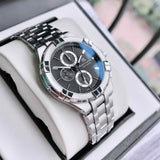 Buy Shop Maurice Lacroix Aikon Chronograph Black Dial Silver Steel Strap Watch for Men - AI1018-SS002-330-1 USA Online
