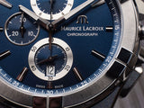 Buy Shop Maurice Lacroix Aikon Chronograph Blue Dial Blue Leather Strap Watch for Men - AI1018-SS001-430-1 USA Online