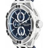 Buy Shop Maurice Lacroix Aikon Chronograph Blue Dial Blue Leather Strap Watch for Men - AI1018-SS001-430-1 USA Online