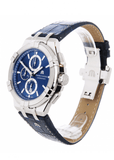 Buy Shop Maurice Lacroix Aikon Chronograph Blue Dial Blue Leather Strap Watch for Men - AI1018-SS001-430-1 USA Online